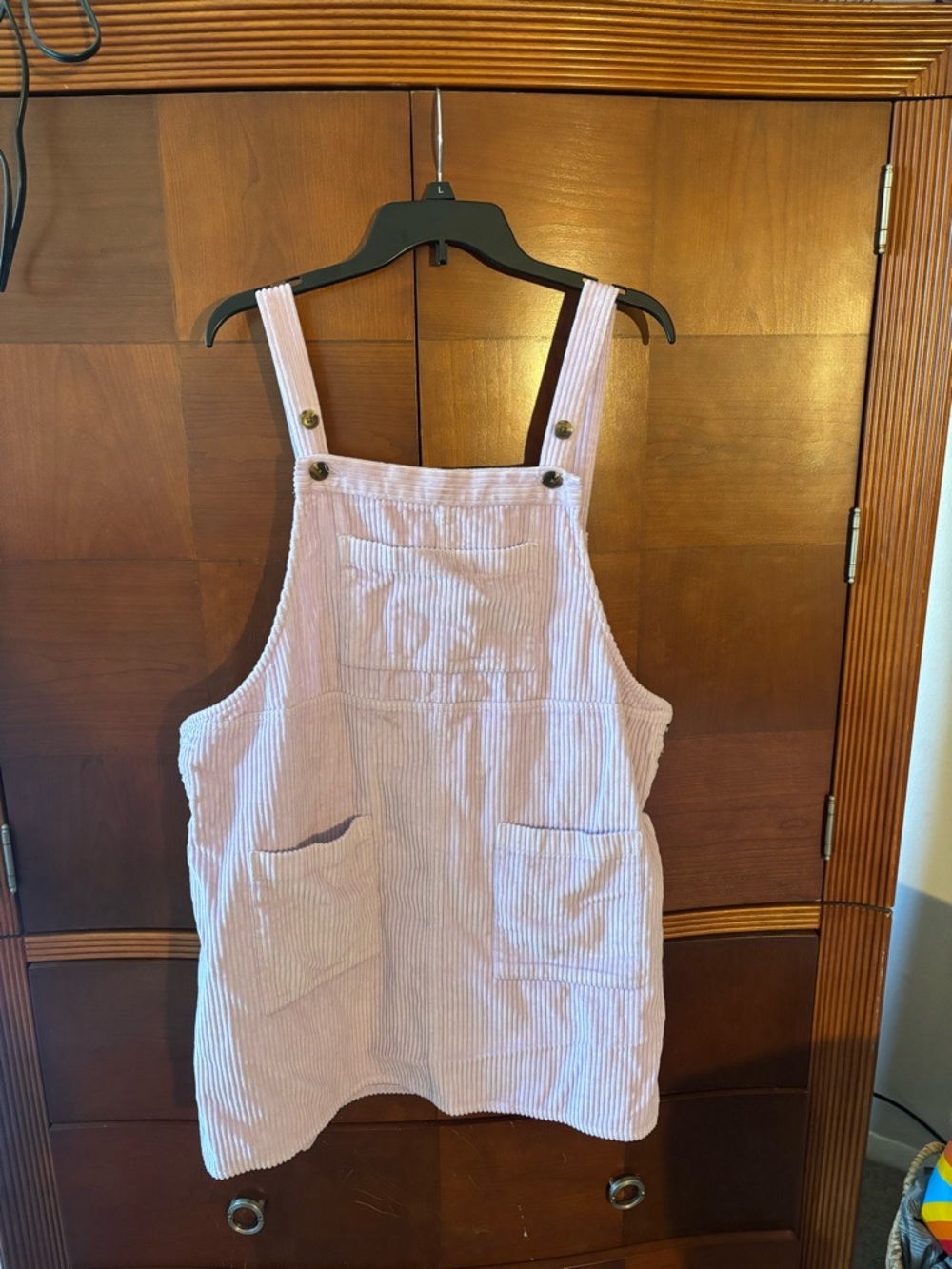 wild fable lilac Corduroy Overall Mini Dress